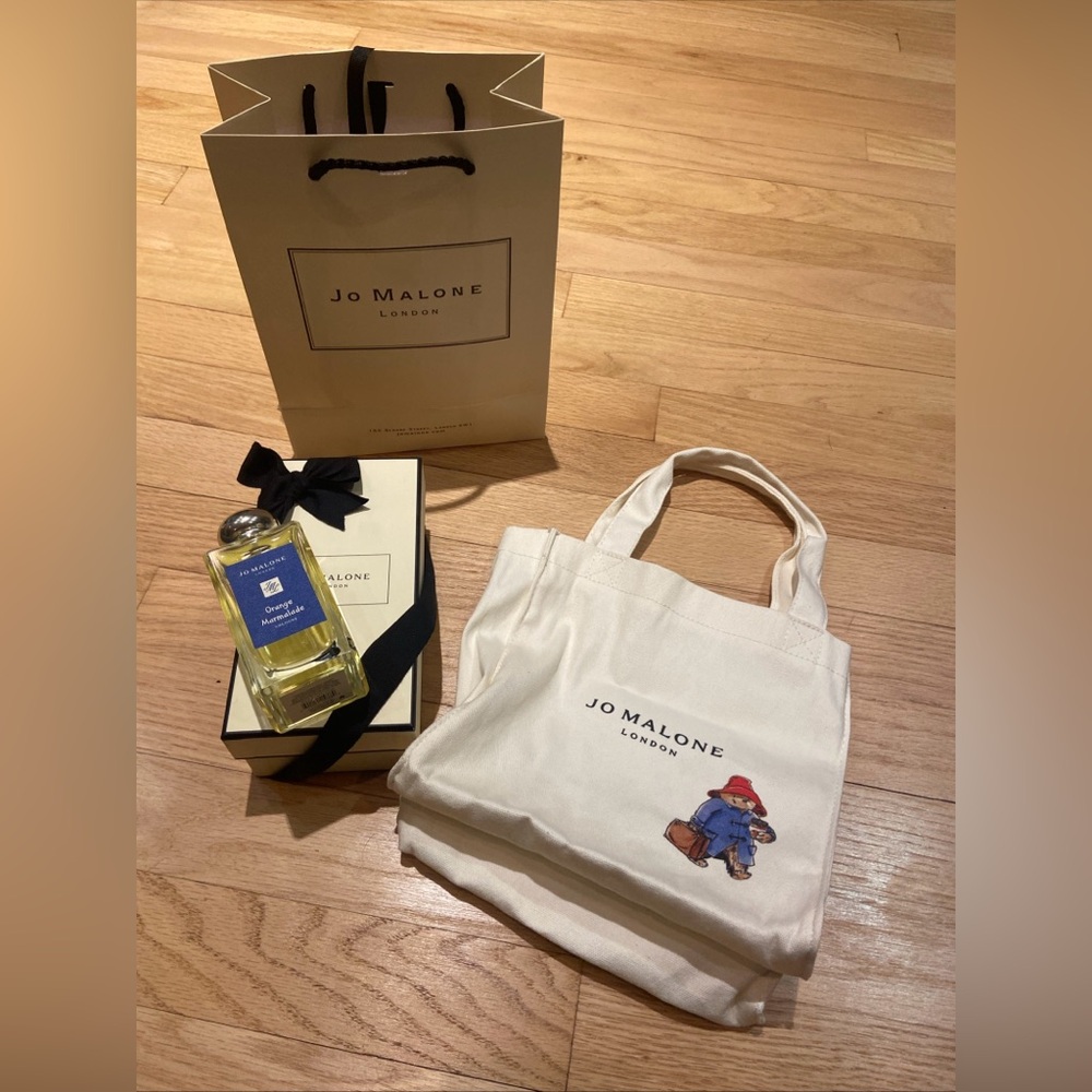 JO MALONE Paddington Orange Marmalade 100mL 3.4 oz Limited Edition Tote NEW